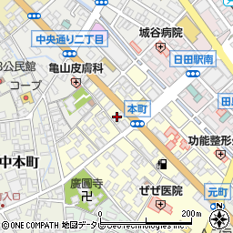 古賀生花店周辺の地図