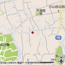 福岡県久留米市草野町草野618周辺の地図