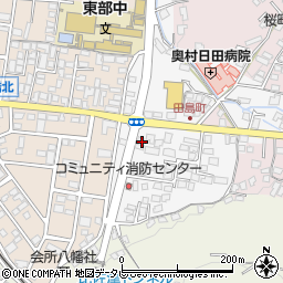 株式会社富士薬品　日田営業所周辺の地図