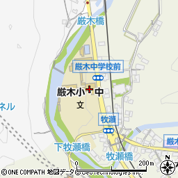 唐津市立厳木中学校周辺の地図