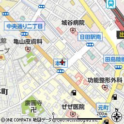 スタジオマリオ　日田店周辺の地図