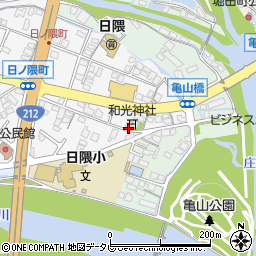 大分県日田市庄手174周辺の地図