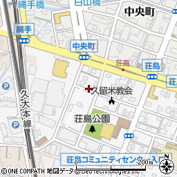 福岡県久留米市荘島町2-14周辺の地図