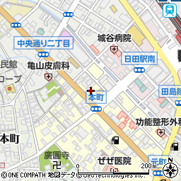 大分県日田市本町2周辺の地図