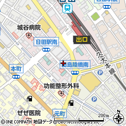 大分県日田市元町20-6周辺の地図