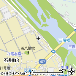 三隈工業株式会社　第二工場周辺の地図