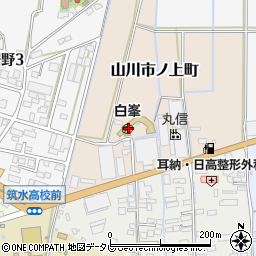 福岡県久留米市山川市ノ上町3-33周辺の地図