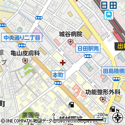 大分県日田市本町1周辺の地図