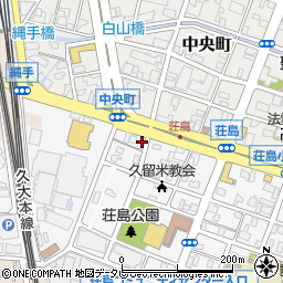 福岡県久留米市荘島町2-8周辺の地図