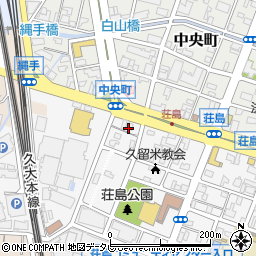 福岡県久留米市荘島町2-4周辺の地図