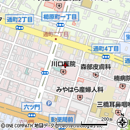 辻・本郷（税理士法人）久留米事務所周辺の地図