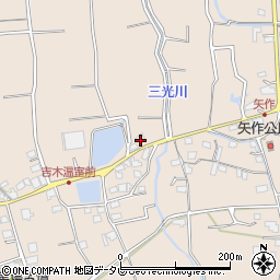 福岡県久留米市草野町吉木1232周辺の地図