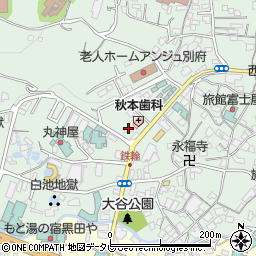 別府旅館　湯元美吉周辺の地図