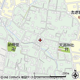 福岡県久留米市東合川町周辺の地図