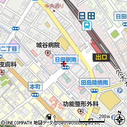 大分県日田市元町15-3周辺の地図