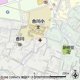 福岡県久留米市合川町470-10周辺の地図