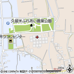 福岡県久留米市草野町吉木114周辺の地図