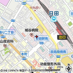 大分県日田市元町15-9周辺の地図