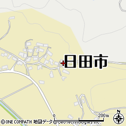 大分県日田市求来里1555-1周辺の地図