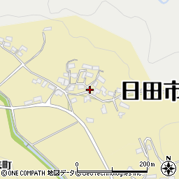 大分県日田市求来里1501-2周辺の地図