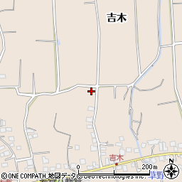 福岡県久留米市草野町吉木281周辺の地図