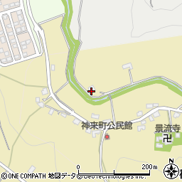 大分県日田市求来里1345-1周辺の地図