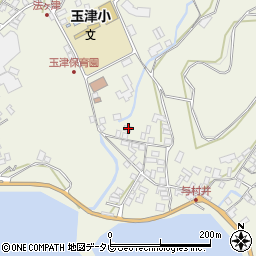 愛媛県宇和島市吉田町法花津7周辺の地図