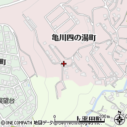 大分県別府市亀川四の湯町1127周辺の地図