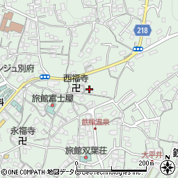 鶴見山寺周辺の地図