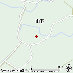 大分県玖珠郡玖珠町山下332周辺の地図