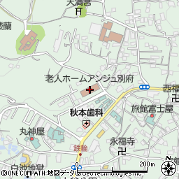 アンジュ別府デイサービスセンター周辺の地図