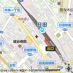日田市チャイルドプラザ周辺の地図
