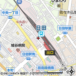 大分県日田市元町12-5周辺の地図