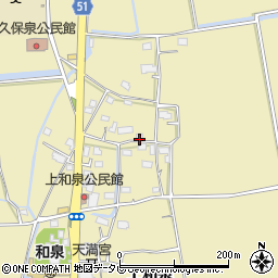 佐賀県佐賀市久保泉町上和泉1341周辺の地図
