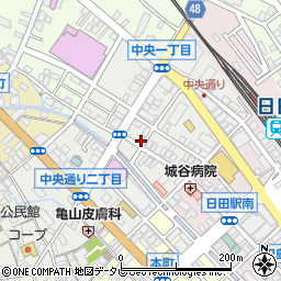 株式会社新栄アリックス日田営業所周辺の地図
