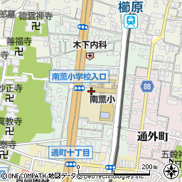 福岡県久留米市南薫西町周辺の地図
