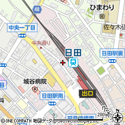 大分県日田市元町12-8周辺の地図