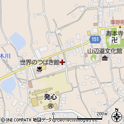 福岡県久留米市草野町矢作483-4周辺の地図
