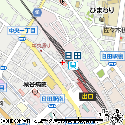 大分県日田市元町12-11周辺の地図