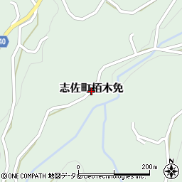 長崎県松浦市志佐町栢木免周辺の地図