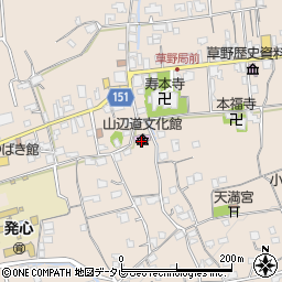 山辺道文化館周辺の地図