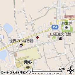 福岡県久留米市草野町矢作482周辺の地図