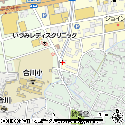 ファミリースタジオアップル久留米店周辺の地図