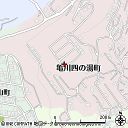 大分県別府市亀川四の湯町1152周辺の地図