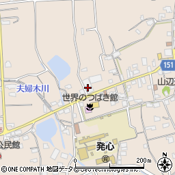 福岡県久留米市草野町矢作442-1周辺の地図
