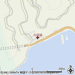 小深浦周辺の地図