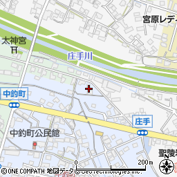 大分県日田市庄手312周辺の地図