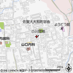 小川団地周辺の地図