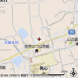 福岡県久留米市草野町矢作442周辺の地図