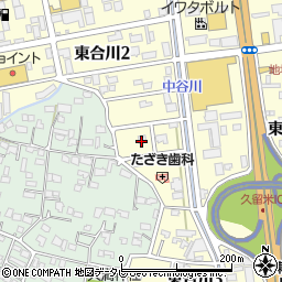 株式会社エネサンス九州久留米営業所周辺の地図